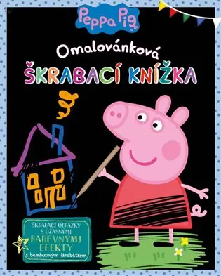 Ověřený Peppa Pig - Omalovánková škrábací knížka