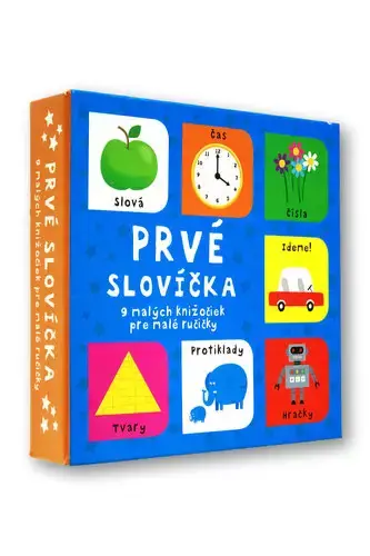 Aktuální Prvé slovíčka : 9 malých knižočiek pre malé ručičky