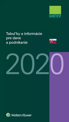 Tabuľky a informácie pre dane a podnikanie 2020 Sezónní Sleva