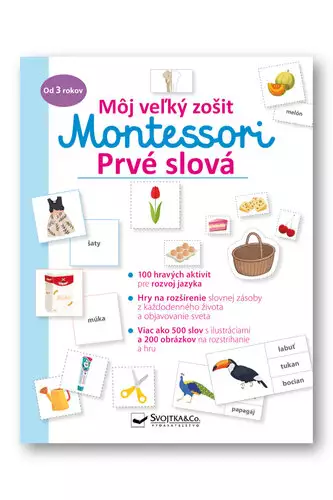 Môj veľký zošit Montessori : Prvé slová Kup Teď