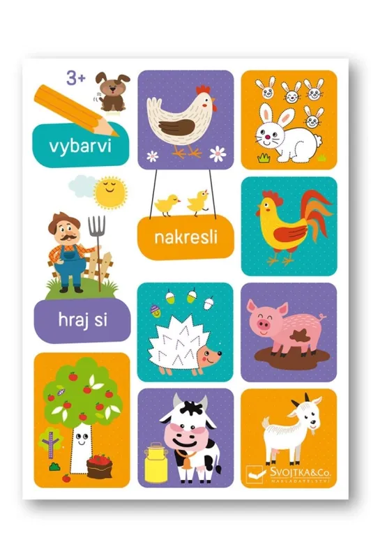 Koupit Online Vybarvi, nakresli, hraj si 3+