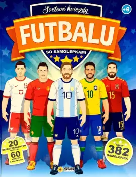 Značkový Svetové hviezdy futbalu so samolepkami
