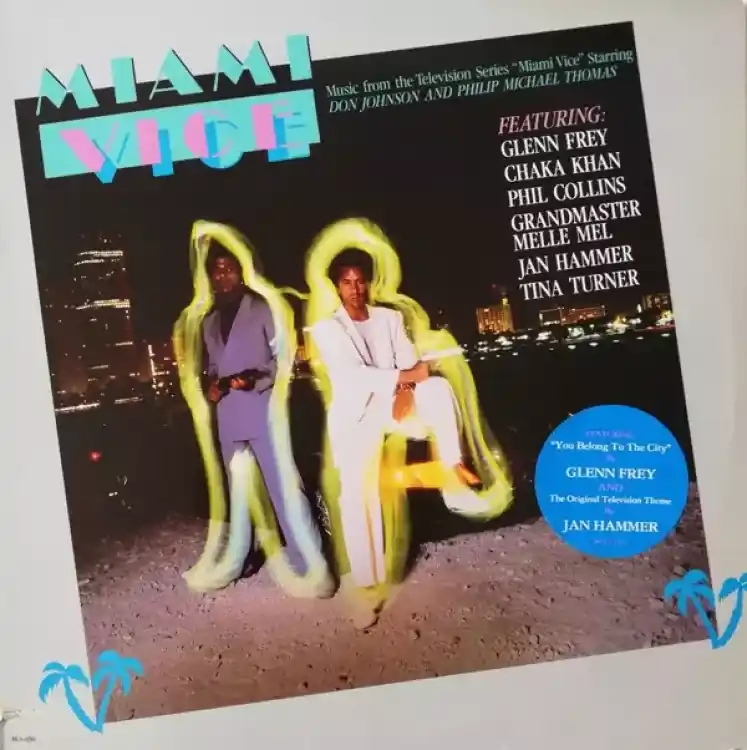 Autentický Music From The Television Series "Miami Vice" : Prc Richmond Pressing Vinyl